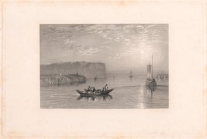 Scene på Loire av Robert Wallis