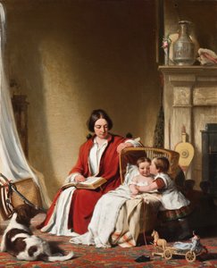 Mrs. Bradford Ripley Alden og hennes barn av Robert Walter Weir