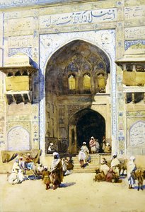 I Lahore, ca. 1890 (akvarell på papir)