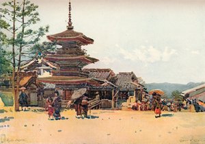 Yasaka Pagoda, Kyoto, Japan, c1909