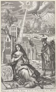 Britannia gråter for statens tilstand, 1682