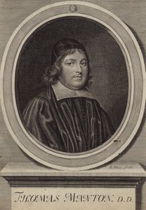 Thomas Manton , engelsk puritansk prest (gravering)