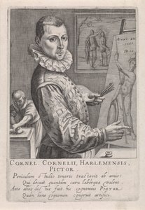 Portrett av Cornelis Cornelisz. fra Haarlem av Robert Willemsz de Baudous