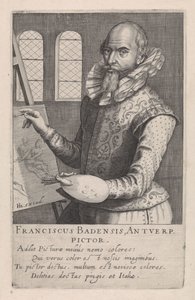 Portrett av Frans Badens av Robert Willemsz de Baudous