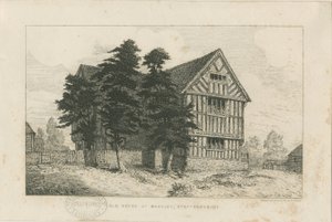 Madeley - Old House: etsning, nd [1804-1875] (trykk)