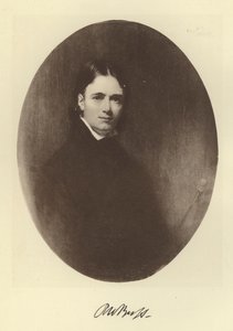Robert W Buss, selvportrett (s/hv-bilde)