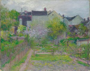Grez-sur-Loing (olje på lerret)