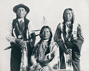 En gruppe Algonquiner, 1912