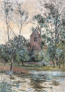 Kirken ved dammen av Robert Winchester Fraser