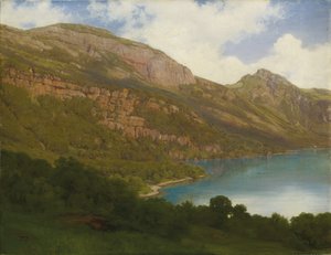 Utsikt fra Rigi med utsikt over Vierwaldstättersee, 1857 av Robert Zund