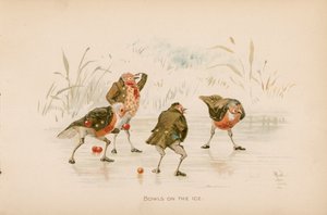 Illustrasjon for The Twigs or Christmas at Ruddock Hall av Robert after Dudley