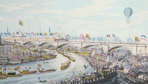 Åpningen av New London Bridge, av kong William IV og dronning Adelaide, 1831