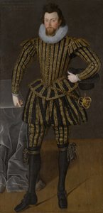 Portrait of a Man, sannsynligvis Sir John Scott (1564-1616), ca. 1600-1605 (olje på lerret)