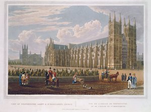Utsikt over Westminster Abbey og St. Margaret