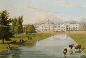 Utsikt over Horse Guards og Melbourne House, tatt fra St. James