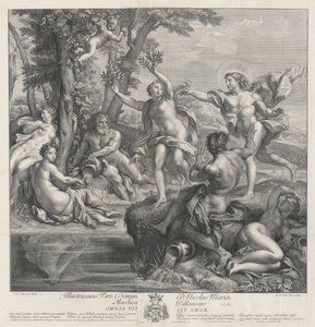 Kjærligheten overvinner alt [Apollo og Daphne], 1728.