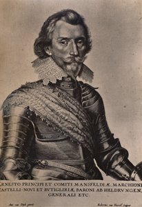 Grev Ernst von Mansfeld, tysk general fra trettiårskrigen, 1600-tallet 1894