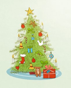 Tannenbaum, 2020 (digitalt) av Roberta Murray
