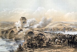 Slaget ved Bothwell Bridge, 1679 1800-tallet. av Robertson