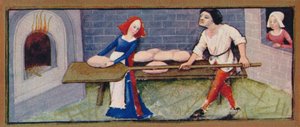 Desember - baking, 1400-tallet, 1939 av Robinet Testard