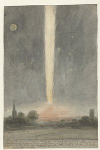 Halestjerne over Beverwijk, 1680 av Rochus van Veen (attributed to)