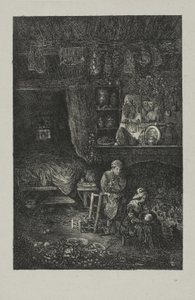 flamsk interiør av Rodolphe Bresdin
