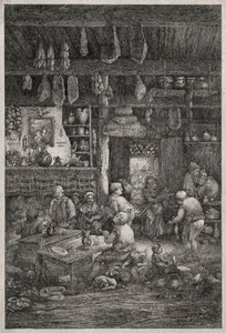 Moldavisk interiør, 1856.