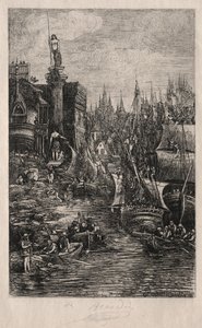 Min drøm, 1883. av Rodolphe Bresdin