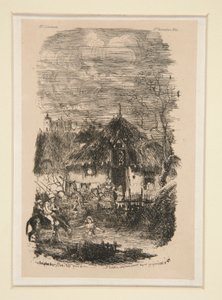 Farm Pavilion fra La Revue fantaisiste av Rodolphe Bresdin
