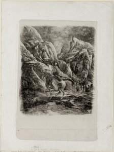 Rytter i fjellene av Rodolphe Bresdin