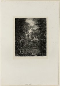 Byene Beyond the Marsh av Rodolphe Bresdin
