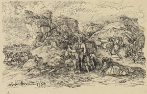 Smuglerne, 1858 av Rodolphe Bresdin
