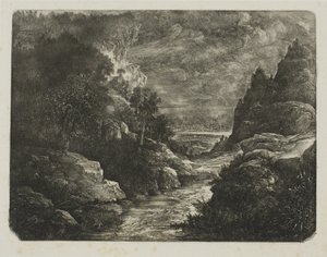 Bekken i juvet av Rodolphe Bresdin