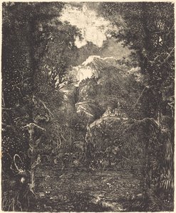 Byene bak myra av Rodolphe Bresdin