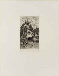 Vannmølle av Rodolphe Bresdin