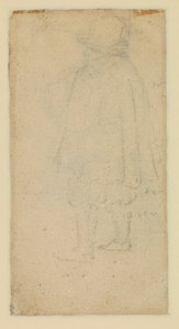 Mann sett bakfra (verso) av Roelandt Jacobsz and Bruegel Pieter the Elder Savery