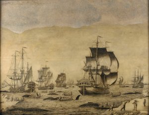 Hollandske hvalfangere i isen av Roelof van Salm