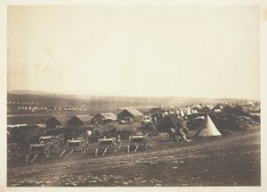 Artillerivogner, Balaklava i det fjerne av Roger Fenton