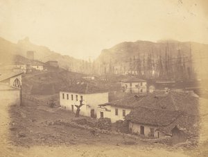 Balaklava, sett mot havet. av Roger Fenton