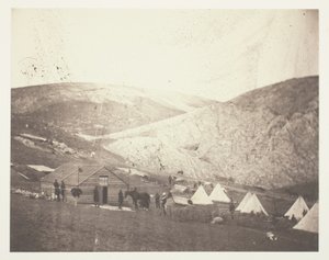 Leir av 4. Dragoon Guards, nær Karyni av Roger Fenton