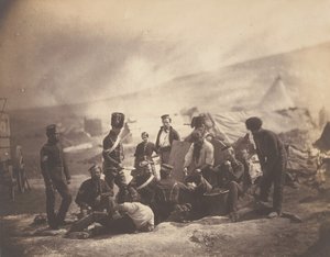 Cooking House of the 8th Hussars, 1855. av Roger Fenton