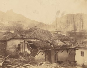 Hytter ved Balaklava av Roger Fenton