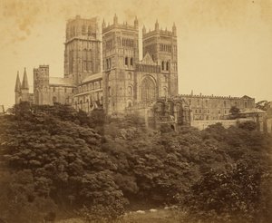 Durhams vestfront av Roger Fenton