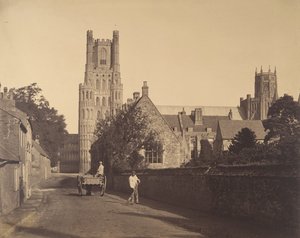 Ely Cathedral, fra Grammar School, 1857. av Roger Fenton