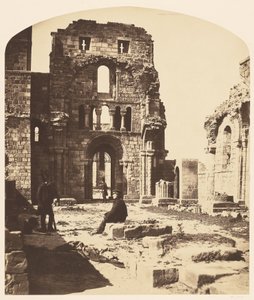 Interiør, Lindisfarne Priory, vestenden av Roger Fenton