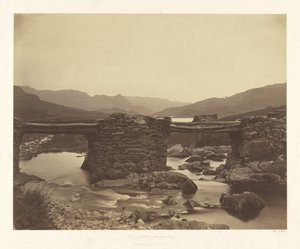 Pont-y-Garth nær Capel Curig av Roger Fenton
