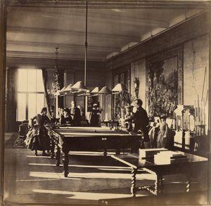 [Biljardrommet, Mentmore House] av Roger Fenton