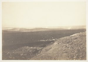 Mamelon og Malakoff, fra mørtelbatteriet av Roger Fenton