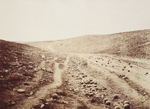 Dødens skygge -dal av Roger Fenton
