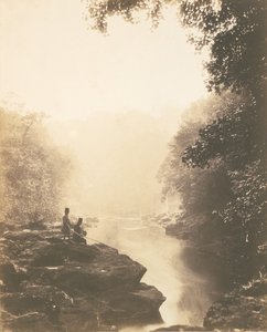 Wharfe and Pool, Below the Strid, 1854. av Roger Fenton